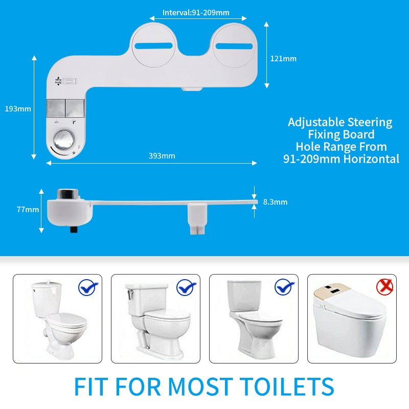 Adjustable Angle Spray Bidet