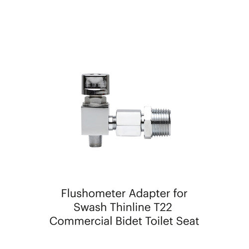 Swash Thinline T22 Commercial Bidet Toilet Seat Flushometer Adapter