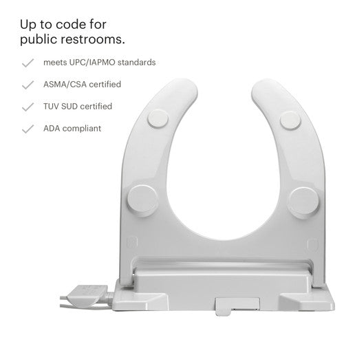 Brondell: Commercial- Swash Thinline T22 Commercial Bidet Toilet Seat